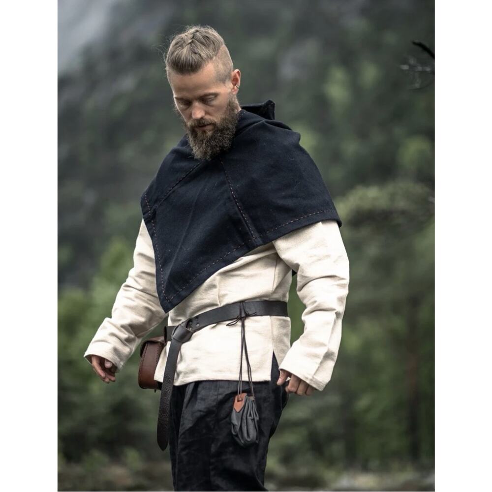 Leonardo Carbone Skjoldehamn Gugel "Halfdan" Schwarz